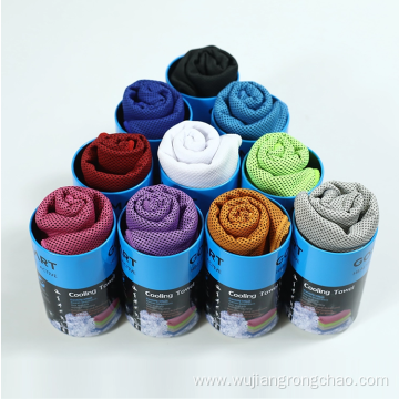 quick-drying cans packaging microfiber cooling towel